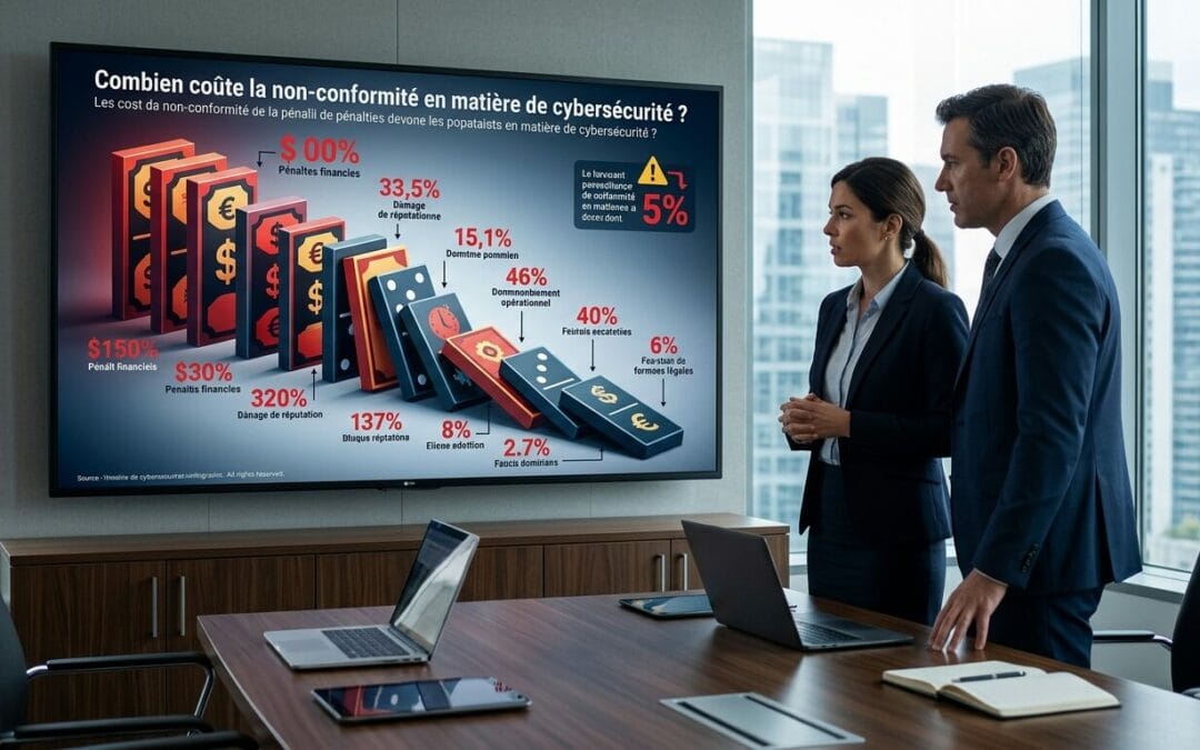 Combien coûte la non-conformité en matière de cybersécurité ?